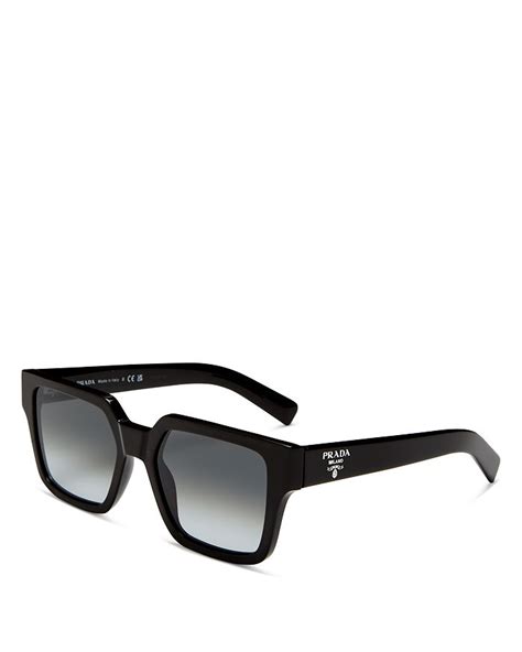 prada etiquette sunglasses|Prada Etiquette 54mm Square Sunglasses In Black .